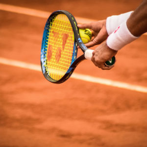 Tennis Ball and racquet