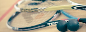 Squash Balls and Racquet